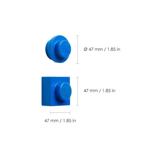 LEGO MAGNET SET - BLUE - Room Copenhagen