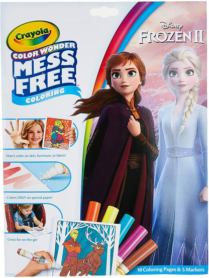Crayola -  Frozen Color Wonder Set - Mess Free Markers Crayola