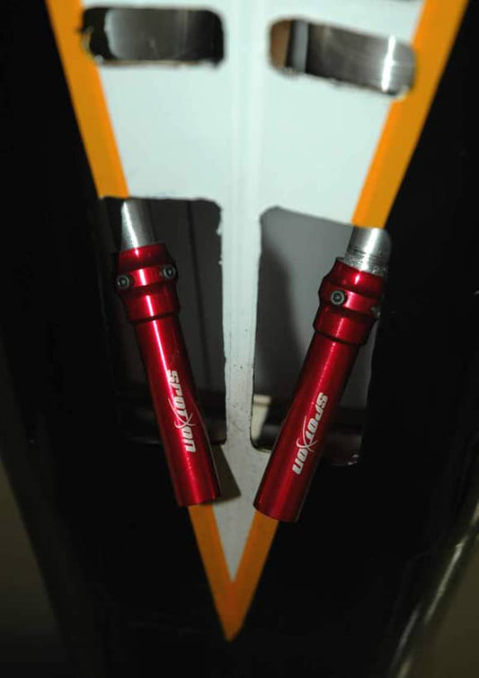 EXHAUST EXTENSION 15MM RED SPOT ON