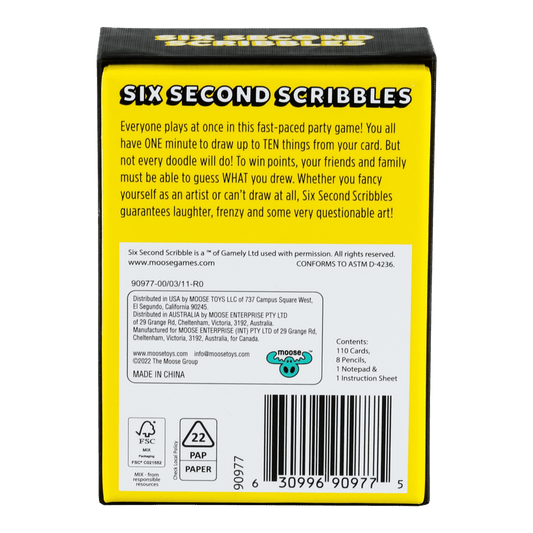 Six Second Scribbles Game