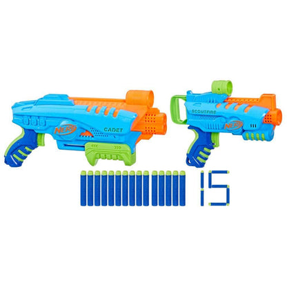 Nerf -  Elite Junior Ultimate Starter Set 2 Blasters 15 Nerf Elite Darts