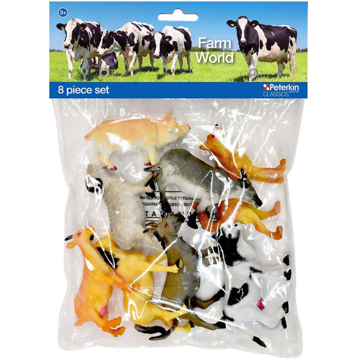 Peterkin -  Classics - Farm World 8 Piece Figure Set