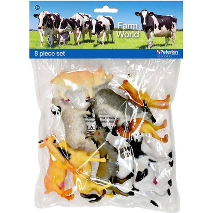 Peterkin -  Classics - Farm World 8 Piece Figure Set