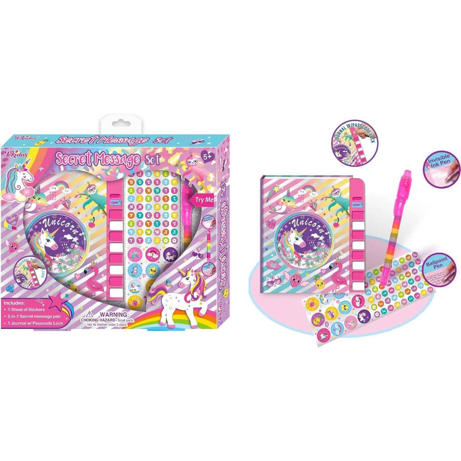 Cotton Candy - Secret Message Set