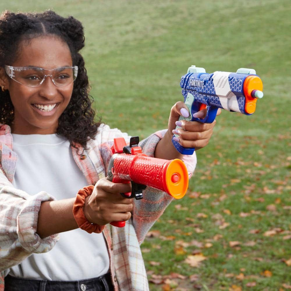 Nerf -  Fortnite Dual Pack Includes 2 Fortnite Blasters And 6 Nerf Elite Darts