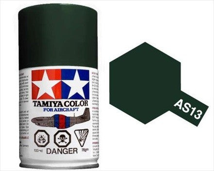 AS-13 TAMIYA ACRYLIC SPRAY PAINT 100ML (AIRCRAFT) GREEN