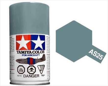 AS-25 TAMIYA GREY ACRYLIC SPRAY PAINT 100ML (AIRCRAFT)  DARK GHOST