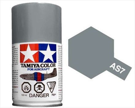 AS-7 TAMIYA ACRYLIC SPRAY PAINT 100ML (AIRCRAFT) NEUTRAL GRAY