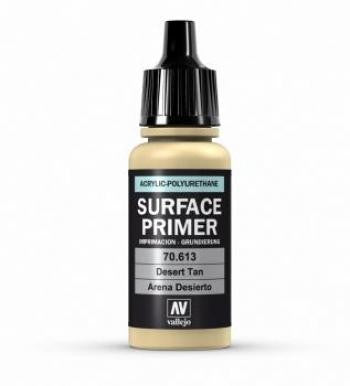VALLEJO ACRYLIC POLYURETHANE - PRIMER  DESERT TAN BASE 70613