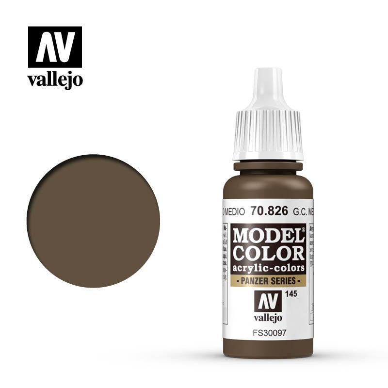 VALLEJO MODEL COLOR GERMAN MEDBROWN AV70826