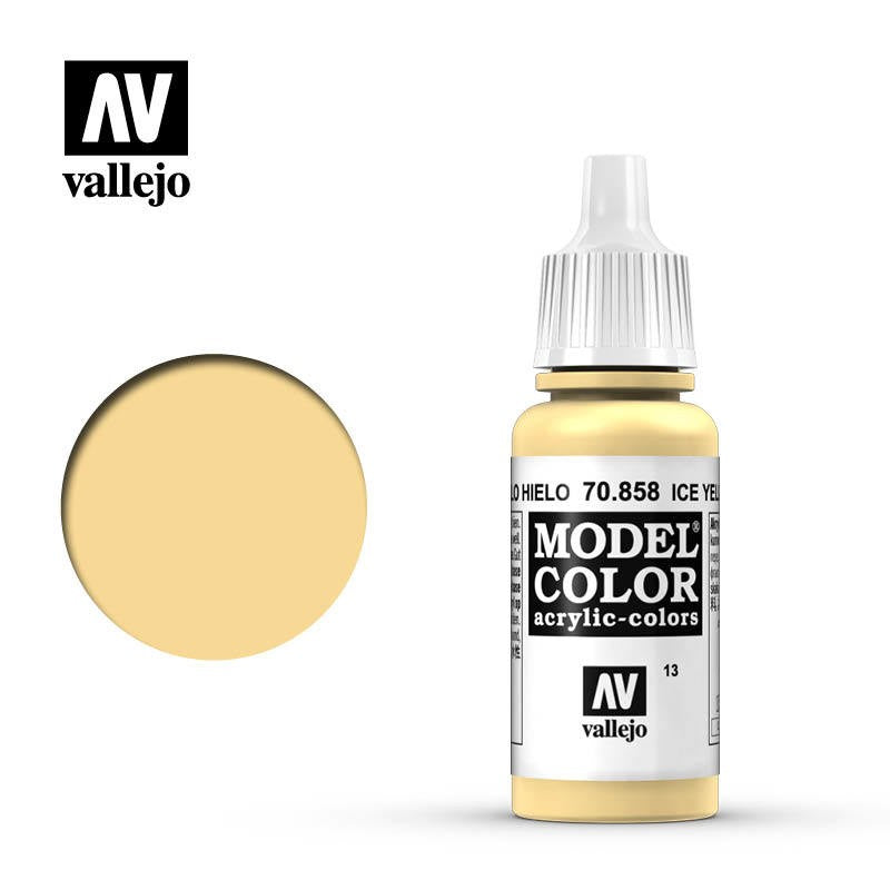 VALLEJO MODEL COLOR ICE YELLOW 17ML AV70858