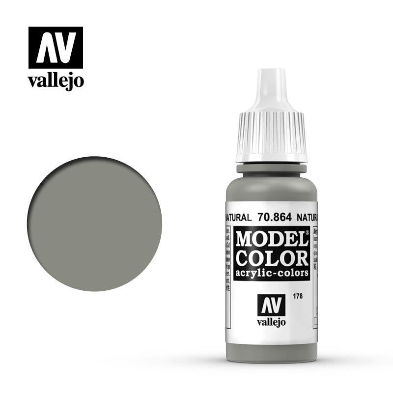 VALLEJO MODEL COLOR METALLIC NAT STEEL AV70864