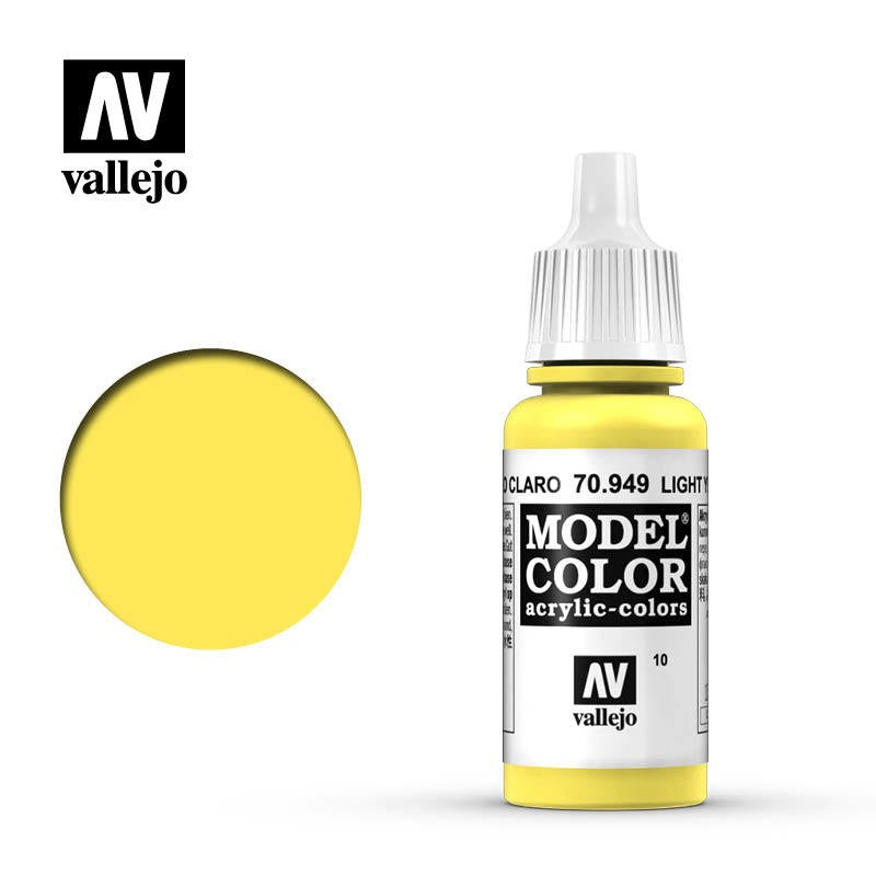 VALLEJO MODEL COLOR LIGHT YELLOW 17ML AV70949