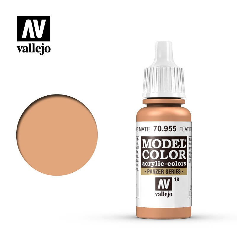 VALLEJO MODEL COLOR FLAT FLESH 17ML AV70955