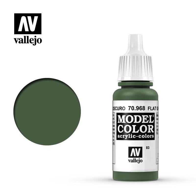 VALLEJO MODEL COLOR FLAT GREEN 17ML AV70968