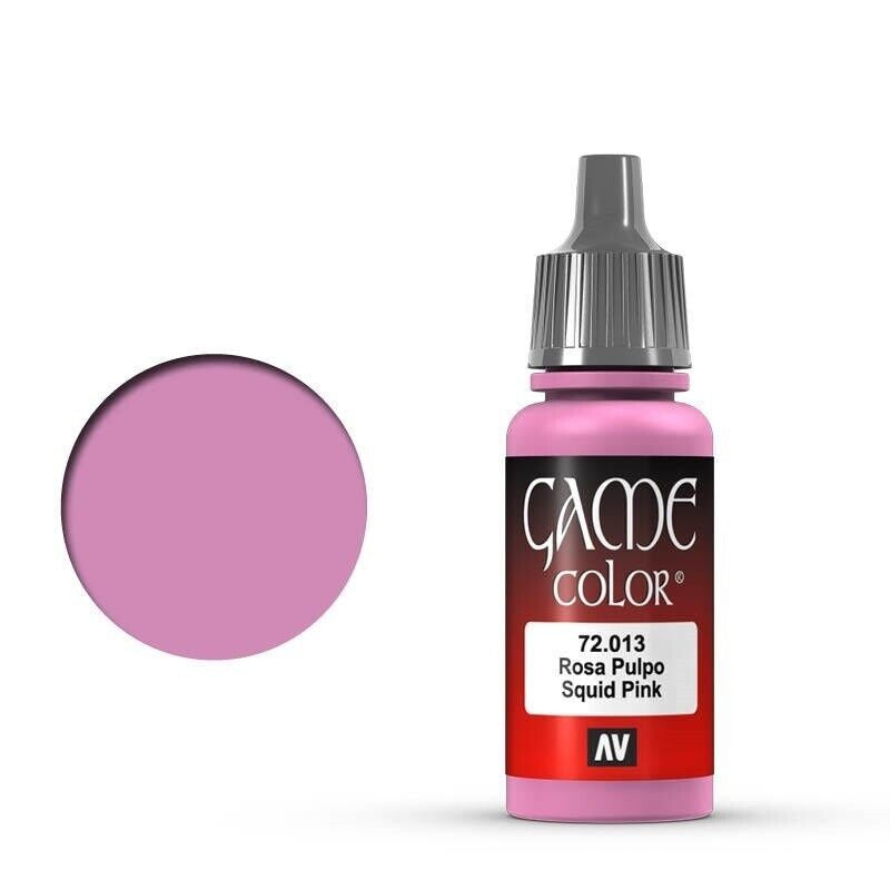 VALLEJO GAME 72013 COLOR SQUID PINK 17ML ACRYLIC PAINT