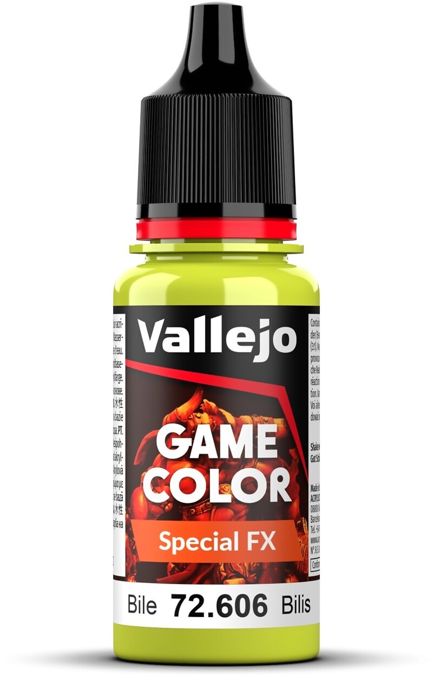 VALLEJO GAME COLOUR 72606 SPECIAL FX BILE 18ML ACRYLIC PAINT - NEW FORMULATION