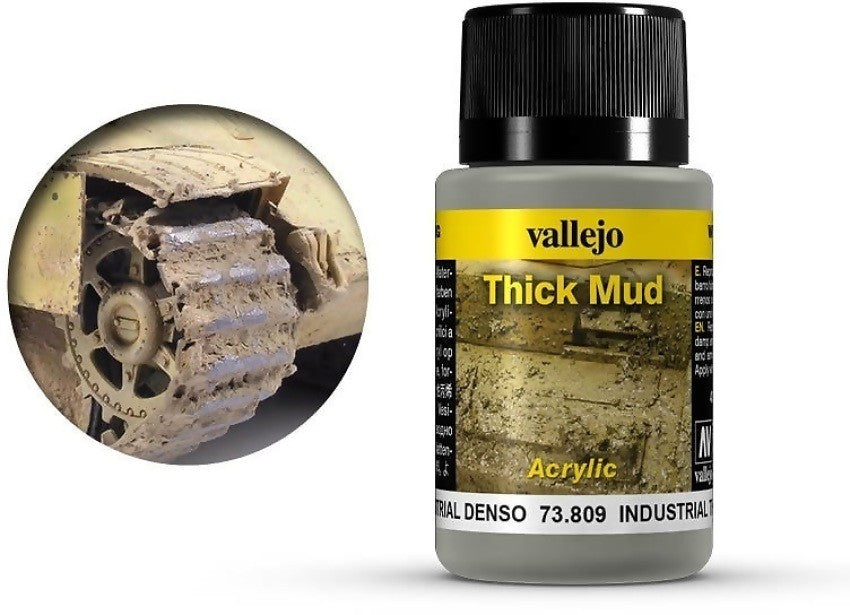 VALLEJO WEATHERING EFFECTS INDUSTRIAL THICK MUD 40ML