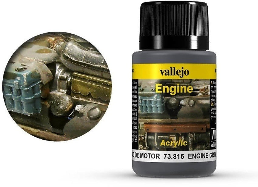 VALLEJO WEATHERING EFFECTS ENGINE GRIME 40ML