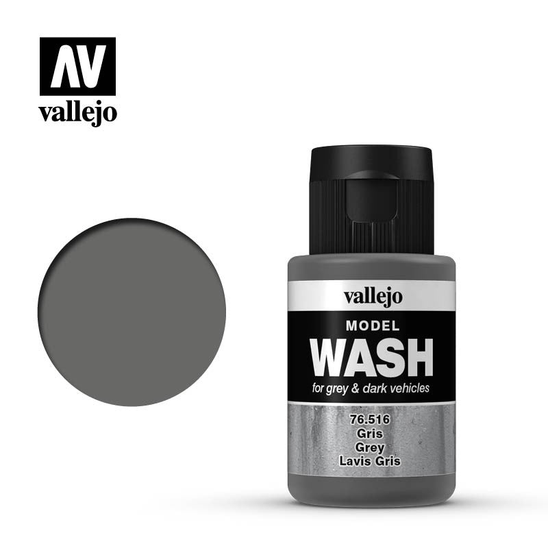 VALLEJO MODEL WASH GREY 76516 35ML