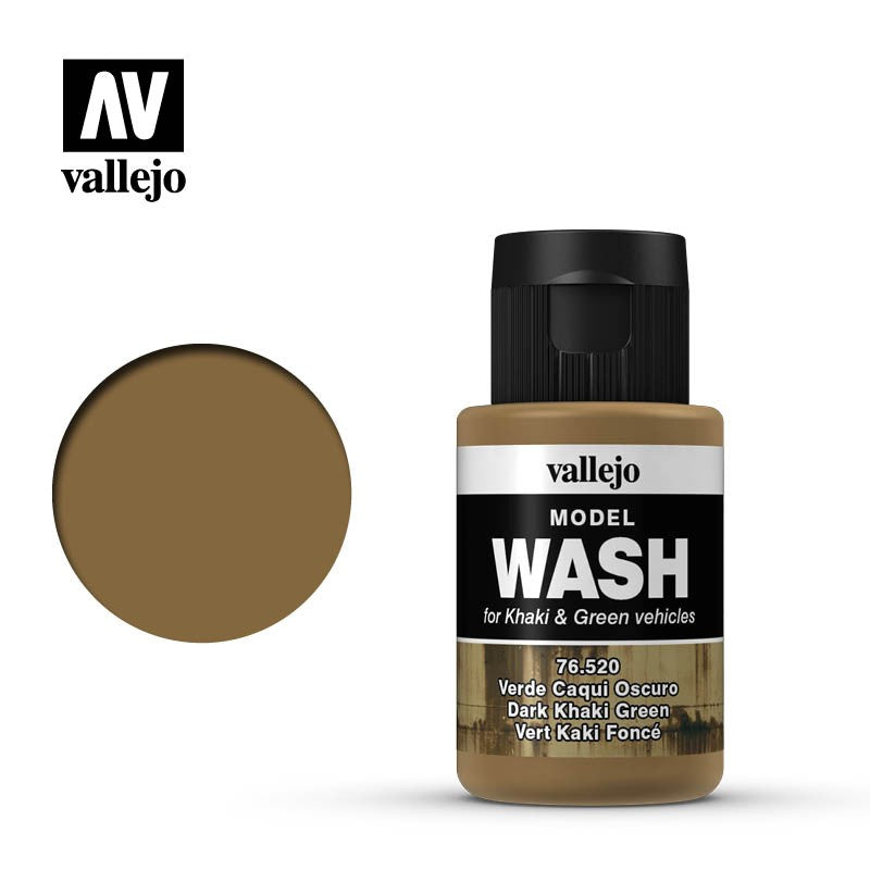 VALLEJO MODEL WASH DARK KHAKI 76520 35ML