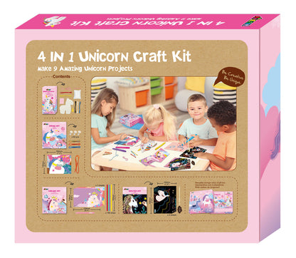 Avenir -  4 In 1 Unicorn Craft Kit