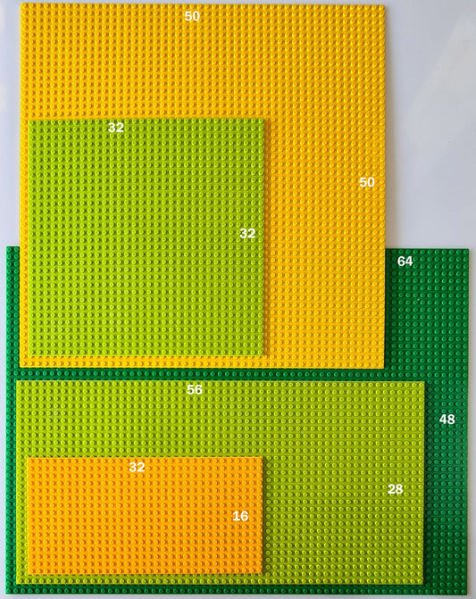 BASEPLATE 32x32 Studs L/grey Generic Brand