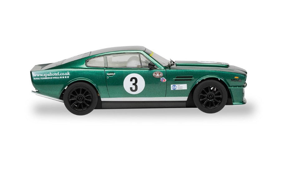Scalextric -  C4256 ASTON MARTIN V8 Chris Scragg Racing slot car also suits Carrera
