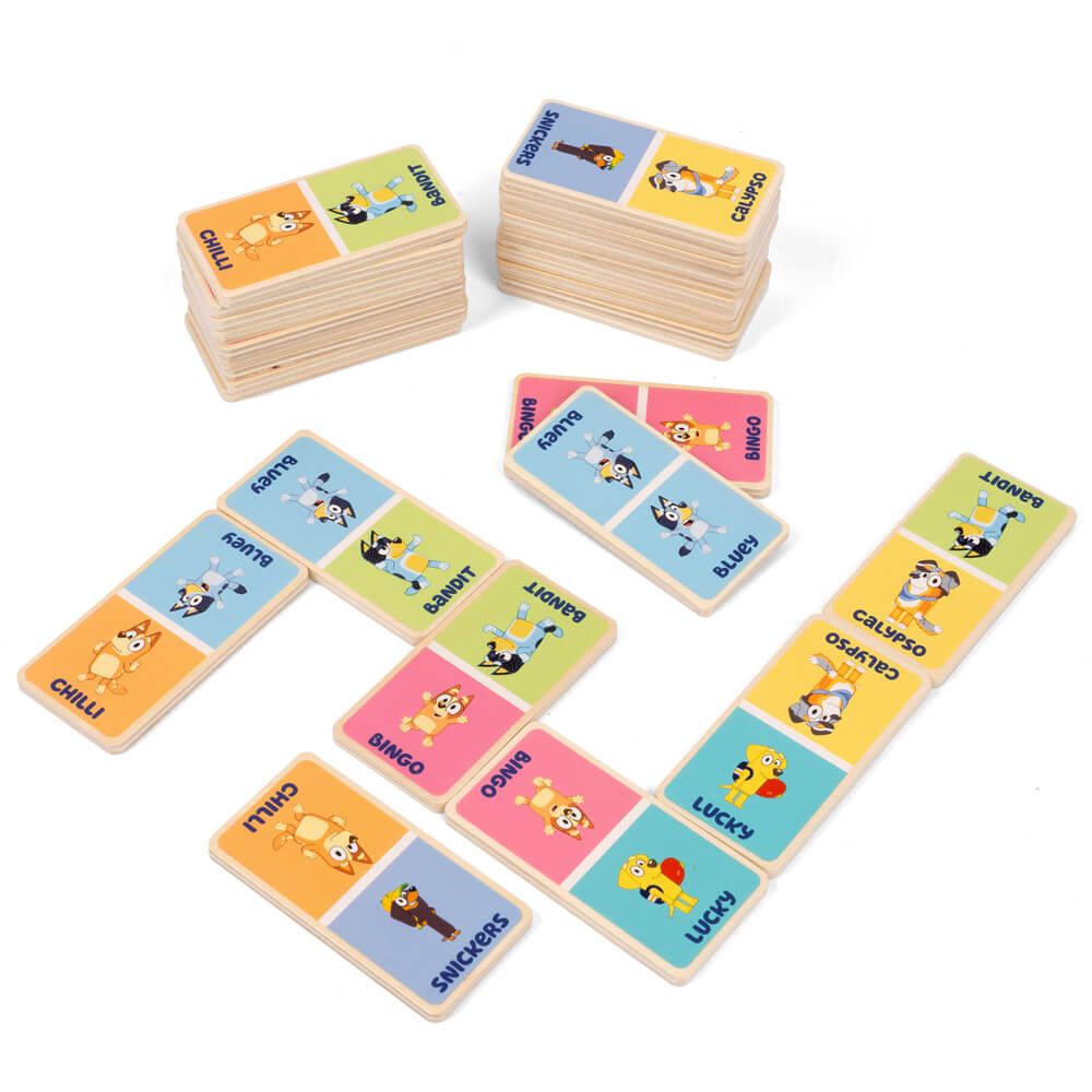 Bluey - Wooden Dominoes