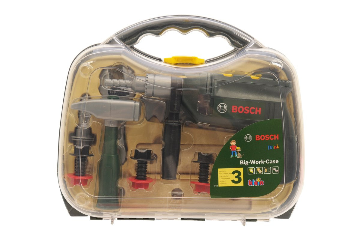 Bosch -  Mini - Toy Tool Case With Hammer Drill