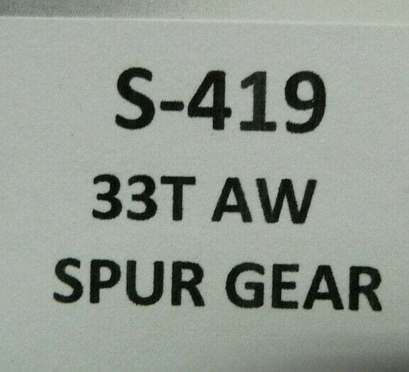 BRM -  S-419 33t AW Spur Gear