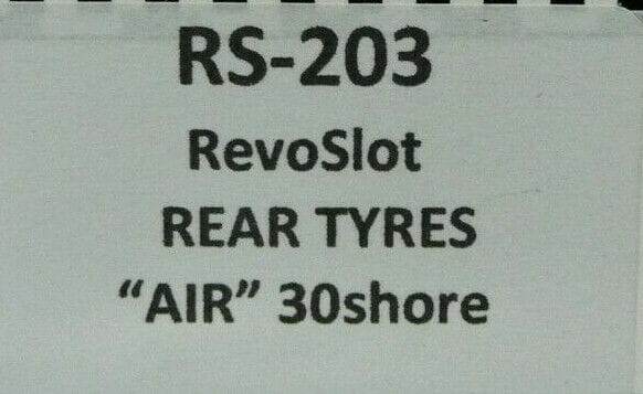 BRM -  SLOT RS-203 RevoSlot Rear Tyres AIR 30shore