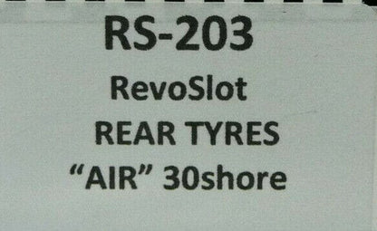 BRM -  SLOT RS-203 RevoSlot Rear Tyres AIR 30shore
