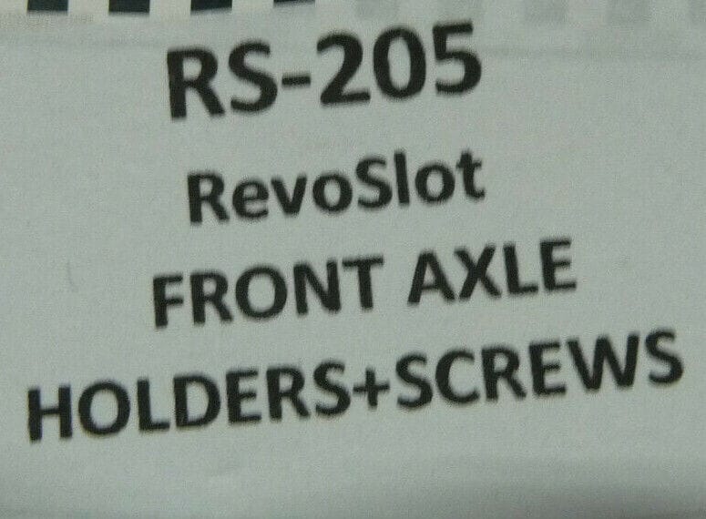 BRM -  SLOT RS-205 RevoSlot Front Axle Holders + Screws