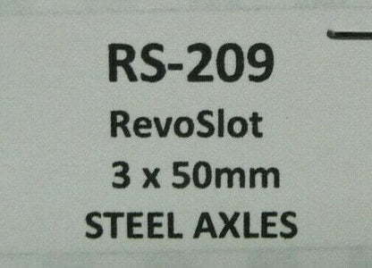 BRM -  SLOT RS-209 RevoSlot 3 x 50mm Steel Axles