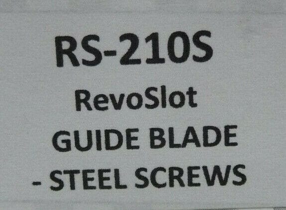 BRM -  SLOT RS-210S RevoSlot Guide Blade Steel Screws