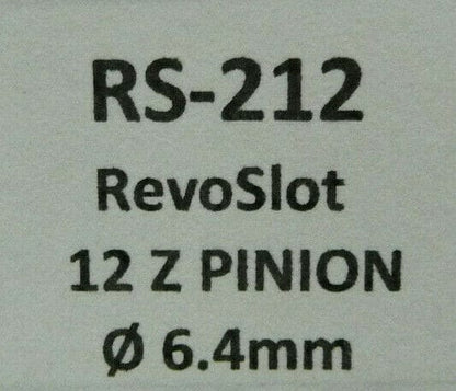 BRM -  SLOT RS-212 RevoSlot 12 Z Pinion dia 6.4mm