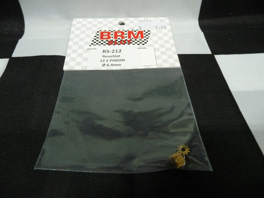 BRM -  SLOT RS-212 RevoSlot 12 Z Pinion dia 6.4mm