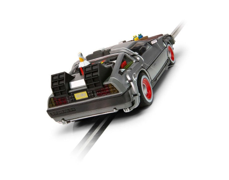 Scalextric -  C4307 DeLorean Back to the Future 3 slot car also suits Carrera