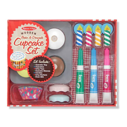 Melissa & Doug - Bake & Decorate Cupcake Set