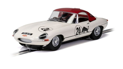 Scalextric -  C4232 Jaguar E Type Goodwood Revival Adrian Newey slot car also suits Carrera
