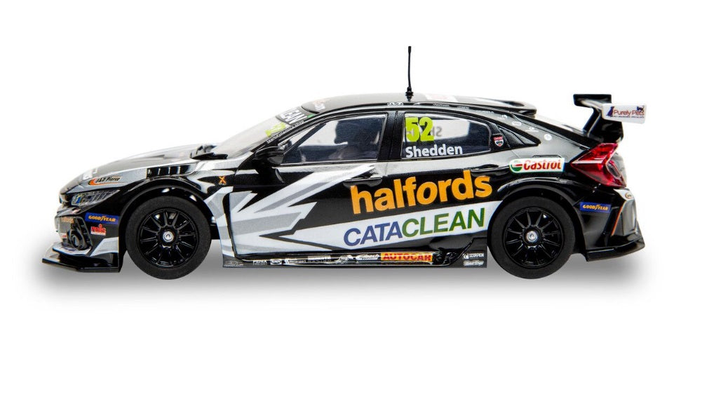 Scalextric -  C4297 Honda Civic Type R BTCC 2021 Golden Shedden slot car also suits Carrera