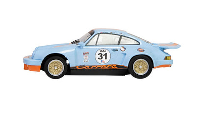 Scalextric -  C4304 Porsche 911 Carrera RSR 3 0 Gulf Edition slot car also suits Carrera