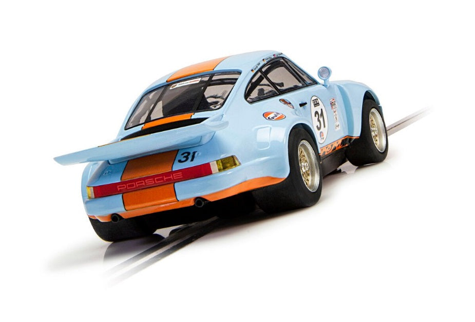 Scalextric -  C4304 Porsche 911 Carrera RSR 3 0 Gulf Edition slot car also suits Carrera