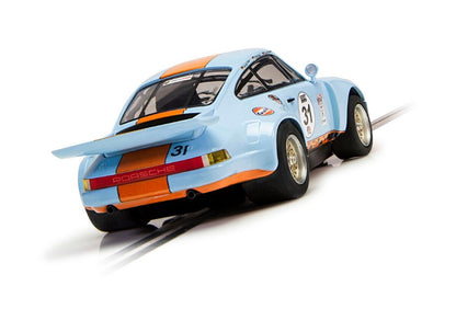 Scalextric -  C4304 Porsche 911 Carrera RSR 3 0 Gulf Edition slot car also suits Carrera