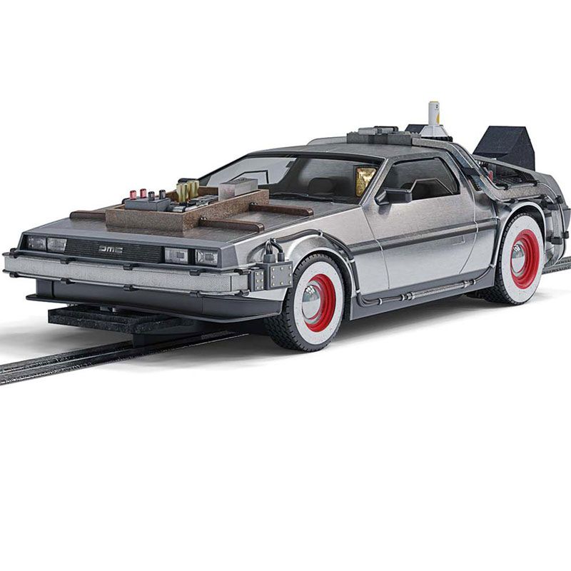 Scalextric -  C4307 DeLorean Back to the Future 3 slot car also suits Carrera
