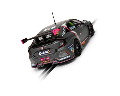 Scalextric -  C4317 Honda Civic Type R BTCC 2021 Jade Edwards slot car also suits Carrera