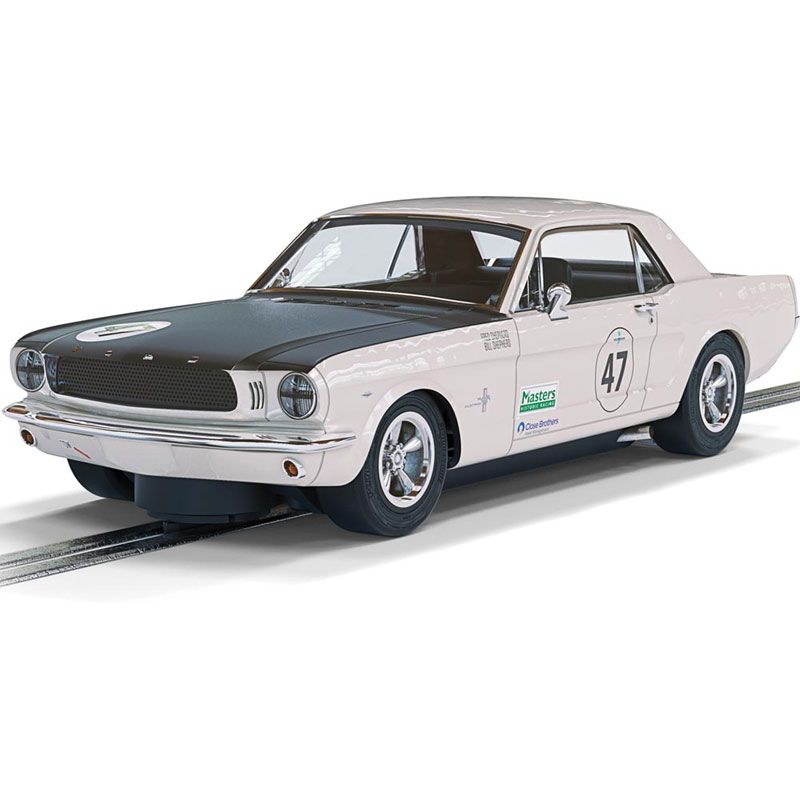 Scalextric -  C4353 Ford Mustang Bill and Fred Shepherd slot car also suits Carrera