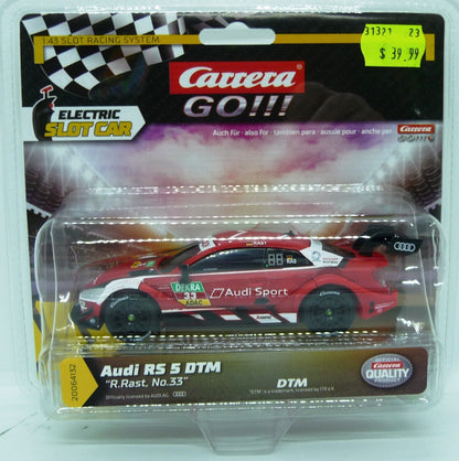 CARRERA -  GO Audi RS 5 DTM R Rast No 33