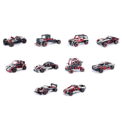 Meccano - 25-in-1 Motorized Supercar Stem Model Building Kit